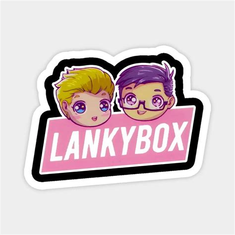 Lankybox Gaming Magnet | Lankybox | Custom stickers, Stickers, Foxy plush