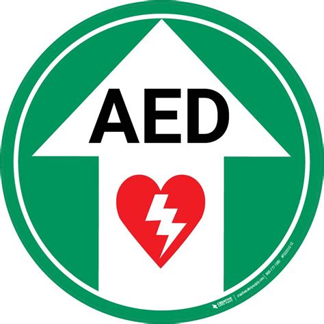 AED Defibrillator Wall Signs | Creative Safety Supply