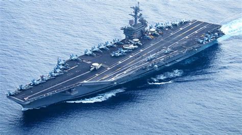 USS Theodore Roosevelt in Action Takeoffs and Landings on Super Aircraft Carrier - YouTube