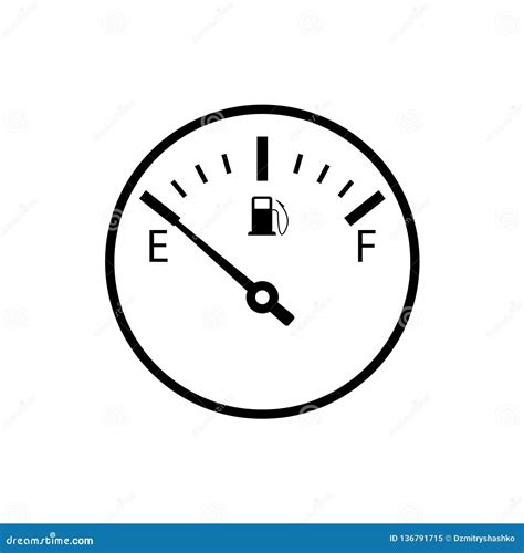 Empty Fuel Gauge Stock Photo | CartoonDealer.com #1180578