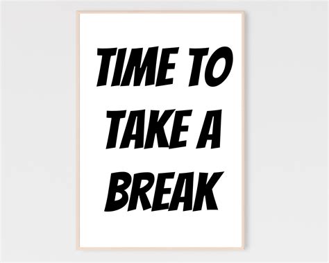 On Break Sign Printable