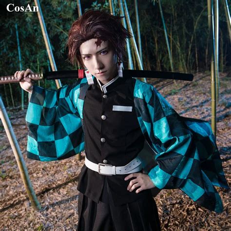 Tanjiro Cosplay Demon Slayer Cosplay Costume Kamado Tanjirou Cloak ...