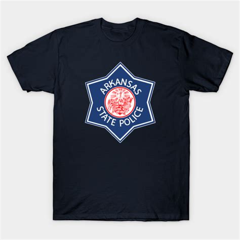 Arkansas State Police logo crest - Arkansas State Police - T-Shirt ...