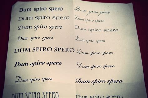 Dum Spiro Spero - While I breathe, I hope. (Getting this tat soon.) | Dum spiro spero tattoo ...