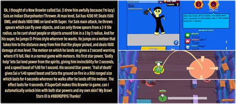 New Super Rare Brawler Idea: Sai : r/Brawl_Stars