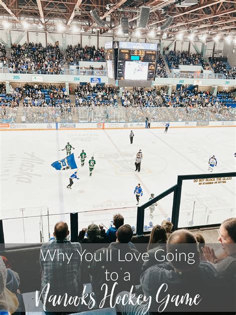 family time at the uaf nanooks hockey game