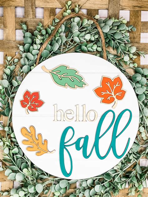 Hello Fall with Leaves DIY Kit – Simply Crafty DIY