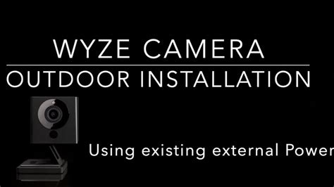 WYZE CAM Outdoor Installation using existing power from light fixture. (Survived -16°F in ...