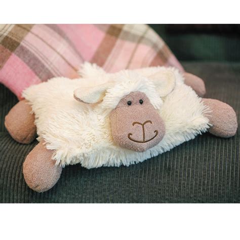 White Soft Sheep Toy Pillow