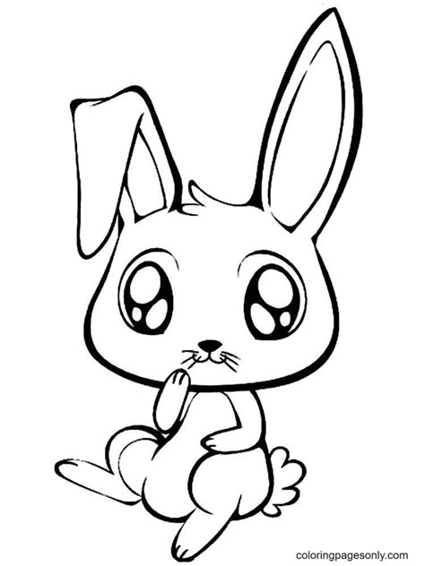 50 Cute Bunnies Coloring Pages - ColoringPagesOnly.com