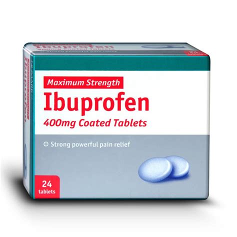 Ibuprofen - 24 x 400mg Tablets | Max Strength Pain Relief | Chemist 4 U