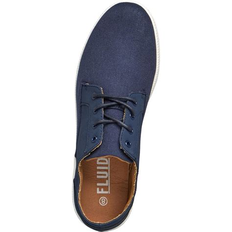 Buy Fluid Mens Canvas Shoes Navy