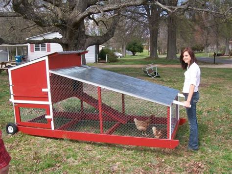 10 Portable Chicken Coop Plans [Easy to Move] - Organize With Sandy