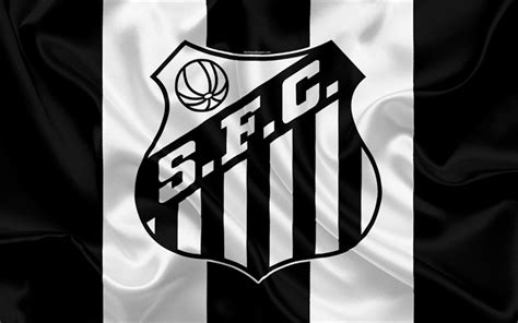 Download wallpapers Santos FC, Brazilian football club, emblem, logo ...