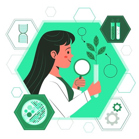 Ilustración del concepto de biotecnología | Vector Gratis | Science illustration, Biology art ...