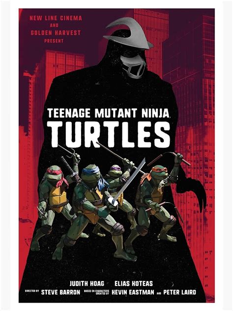 "Teenage Mutant Ninja Turtles alternative movie poster " Poster by cwayers | Redbubble