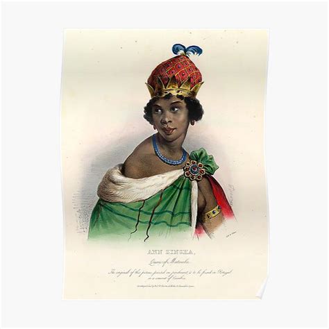 "Queen Nzinga - Colorized" Poster for Sale by GPam | Redbubble