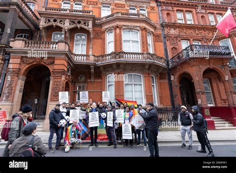 British human rights campaigner Peter Tatchell leads a demonstration ...