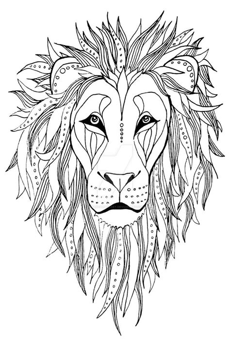 Abstract Lion Drawing at GetDrawings | Free download