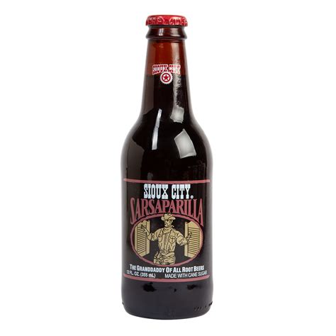 Sioux City Sarsaparilla Soda 12 Oz Bottle | Nassau Candy