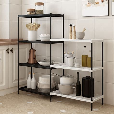 Storage Metal Shelf Wire Shelving Unit,Wire 2-Section Shelving Unit ...