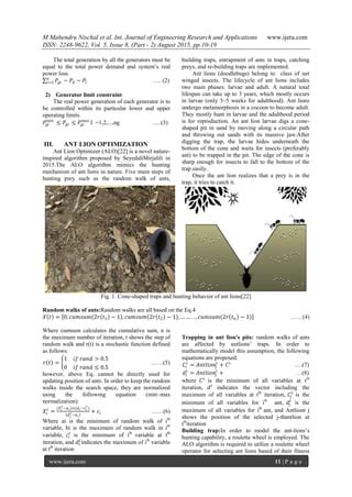 Optimal Load Dispatch Using Ant Lion Optimization | PDF