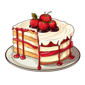 Delicious Cake Illustration, Delicious, Cake, Sweet PNG Transparent Image and Clipart for Free ...