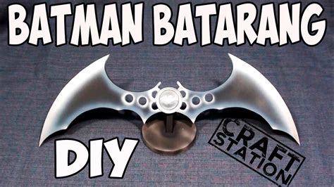 How to make Batman Arkham Knight - Batarang DIY with templates - YouTube