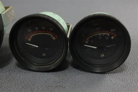 Boat Gauge Set Teleflex Gauges RPM Speedometer Tachometer Water Temp F ...