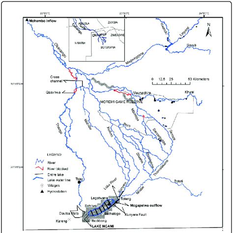 Okavango Delta Map