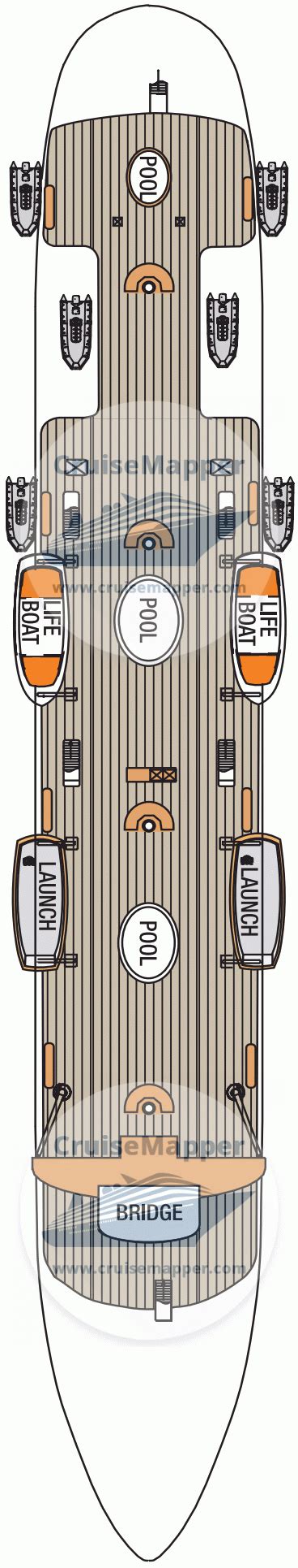 Royal Clipper deck 4 plan | CruiseMapper