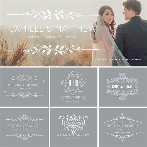 Wedding Art Overlays | Squijoo.com