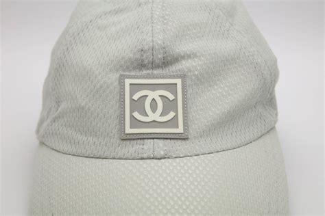 Chanel Sport Rare Gray Cap with CC Logo For Sale at 1stDibs | chanel ...