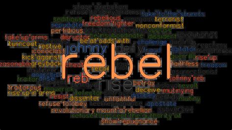 REBEL: Synonyms and Related Words. What is Another Word for REBEL? - GrammarTOP.com