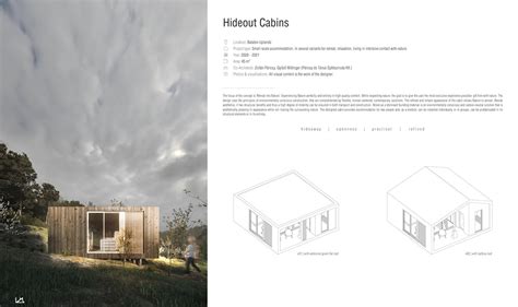 Hideout Cabins on Behance