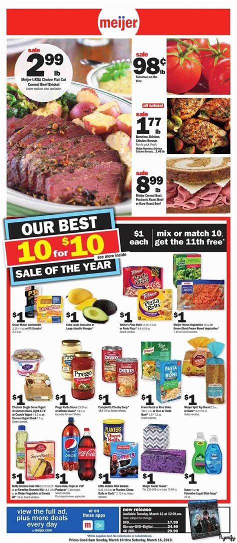 Meijer (MI) Weekly Ad & Flyer March 10 to 16 Canada