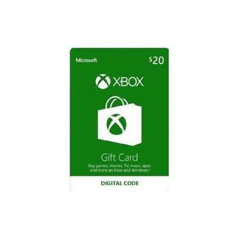 20 Dollar Gift Card Xbox in 2020 | Xbox gift card, Digital gift card, Xbox gifts