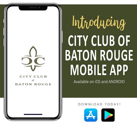 Introducing The New City Club of Baton Rouge Mobile App — City Club of ...