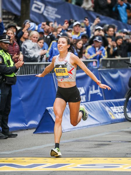 2023 Boston Marathon: Emma Bates, First American female at Boston, Talks to the Media ...