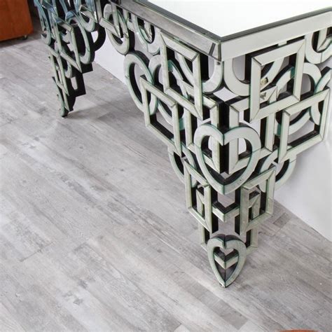 Art Deco Style Mirrored Console Table For Sale at 1stDibs