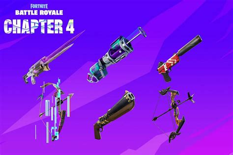 Where to find Exotic weapons in Fortnite Chapter 4 Season 1