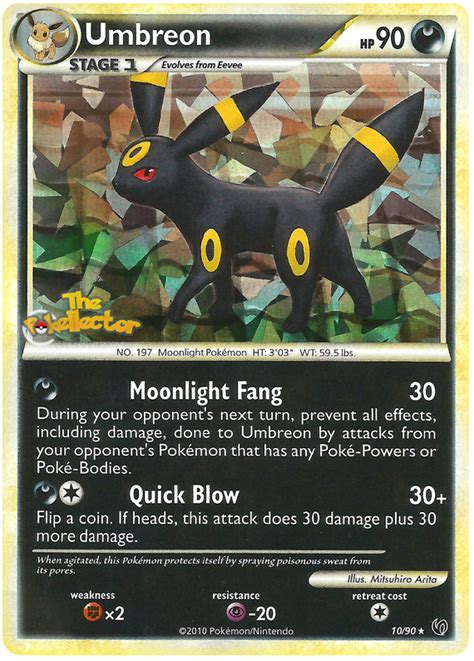 Umbreon - HS Undaunted #10 Pokemon Card