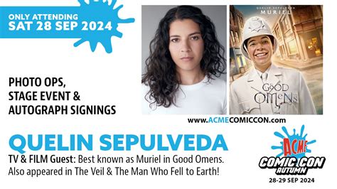 Good Omens Actor Quelin Sepulveda to attend Comic Con at the SEC Glasgow - ACME Comic Con