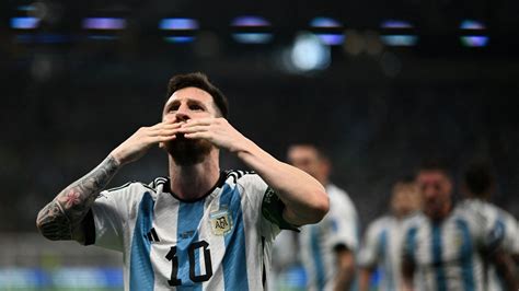 With his 8th World Cup goal, Lionel Messi equals legend Diego Maradona ...