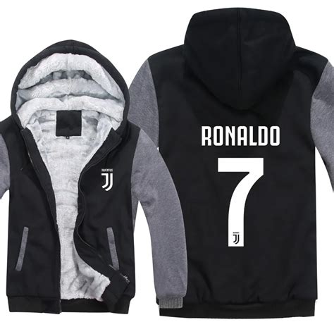 Cristiano Ronaldo Hoodies Men Casual Coat Wool Liner Jacket Cristiano ...