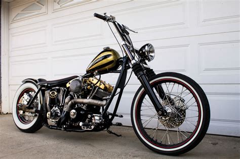 Harley Shovelhead Bobber Chopper Rat Rod Show Bike Triumph Panhead ...