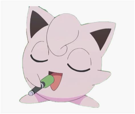 #jigglypuff Is Singing Melody - Cartoon, HD Png Download - kindpng