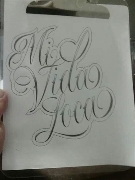 Mi vida loca | Tattoo lettering fonts, Tattoo lettering, Graffiti lettering