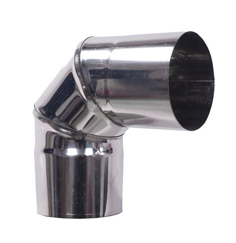 Chimney kit for pellet stove, Stainless steel AISI 304, 80-150mm | Balkanenergy.net