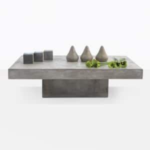 Blok Square Concrete Coffee Table | Teak Warehouse